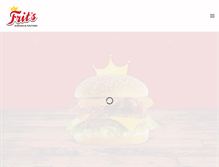 Tablet Screenshot of fritsburgerspoutines.com